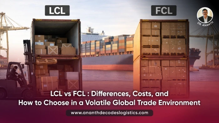 FCL vs LCL: Differences, Costs, and How to Choose in a Volatile Global Trade Environment